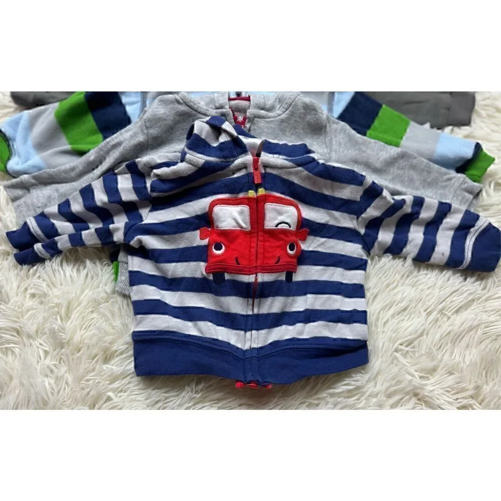 5 piece Baby Boys Size 3-6 month toddler sweaters and thermal bundle by Carters